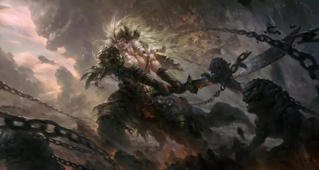 他的手绘原画太牛了，笔下美*欲人**欲飘仙，色调与笔感美煞无数网友