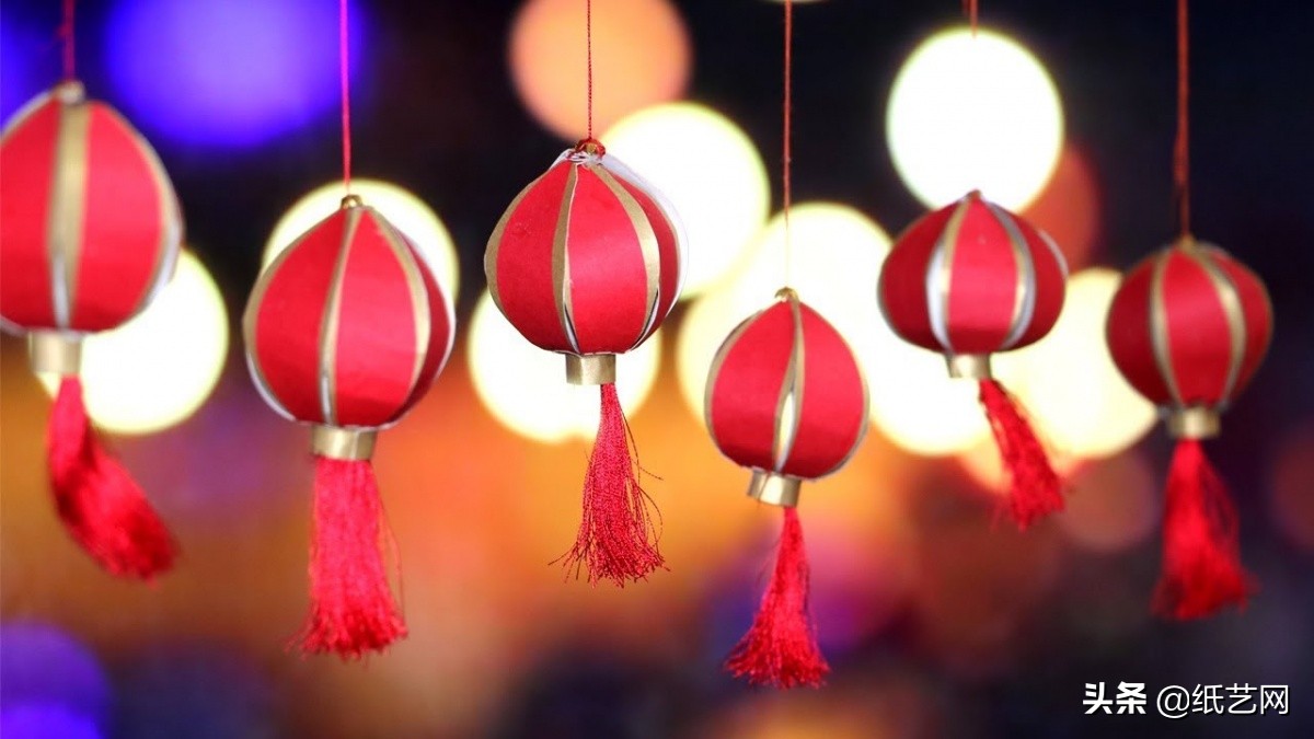 新年灯笼怎么做又简单又好玩,用红包做元宵节灯笼教程