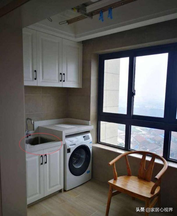 洗衣台安装阳台哪个位置比较好,阳台上一般装洗衣台吗