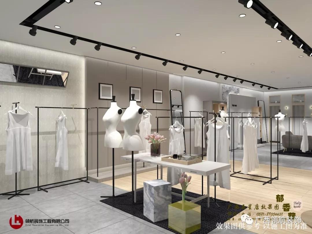 2020女装店轻奢高级灰装修,高级灰女装店装修风格