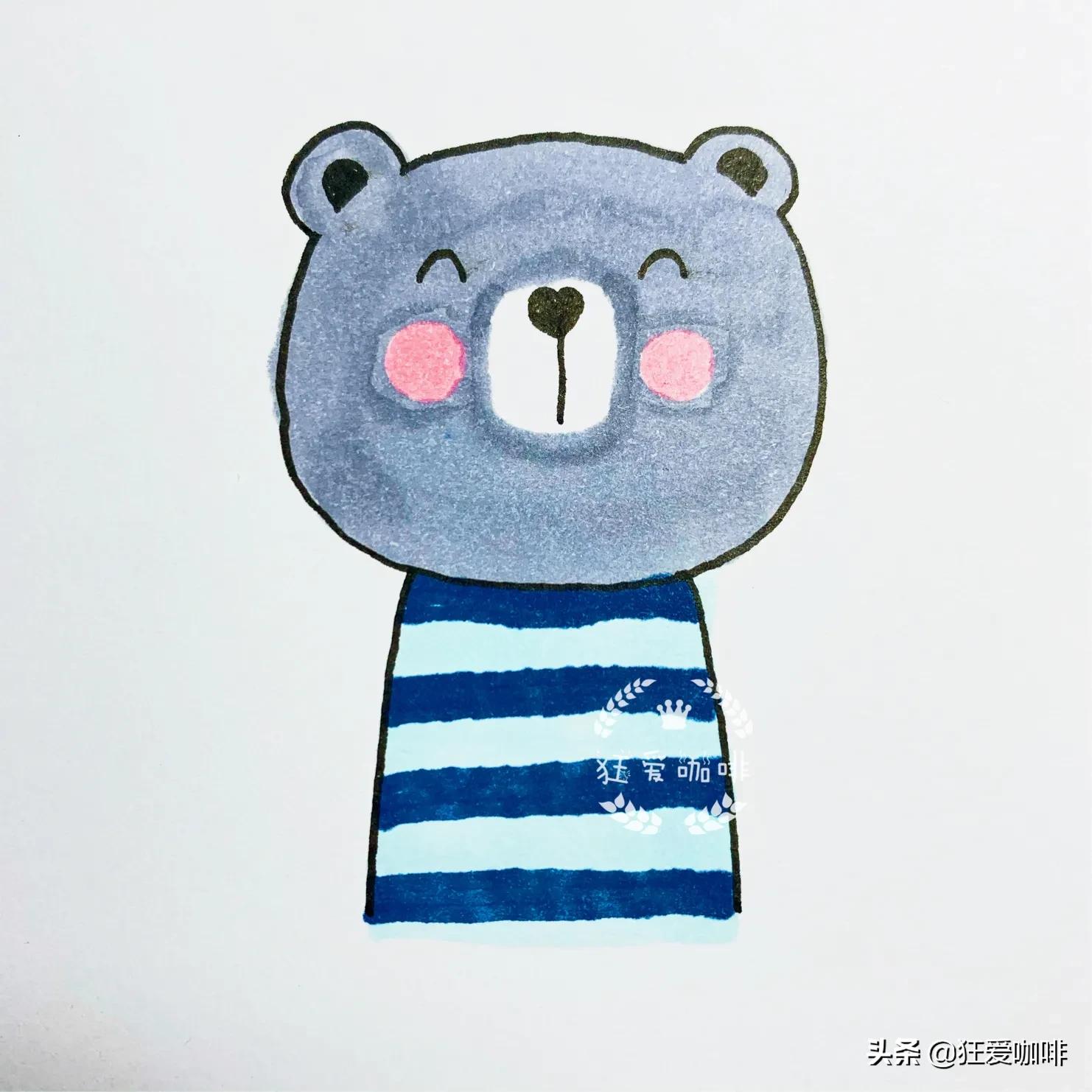 100个萌萌图案手账,动物手帐可爱小图案