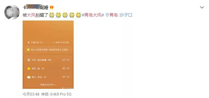 青岛10级大风人员伤亡,山东省青岛市大风预警