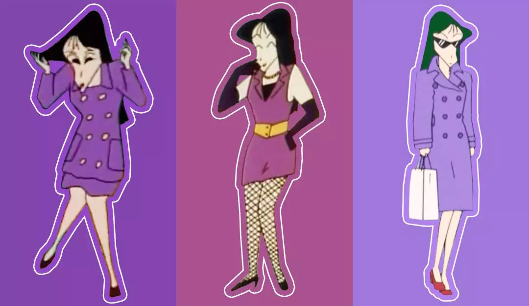 蜡笔小新穿香奈儿同款,盘点蜡笔小新里面的女装