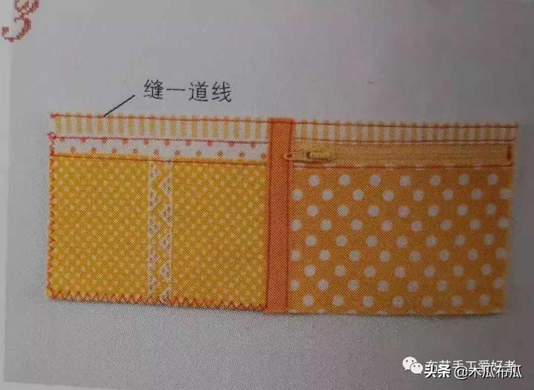 手工布艺钱包卡包2.0超级简单,布艺双层钱包的做法视频