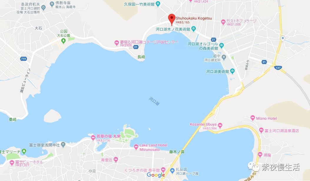 未见富士,幸运依在-秀峰阁湖月