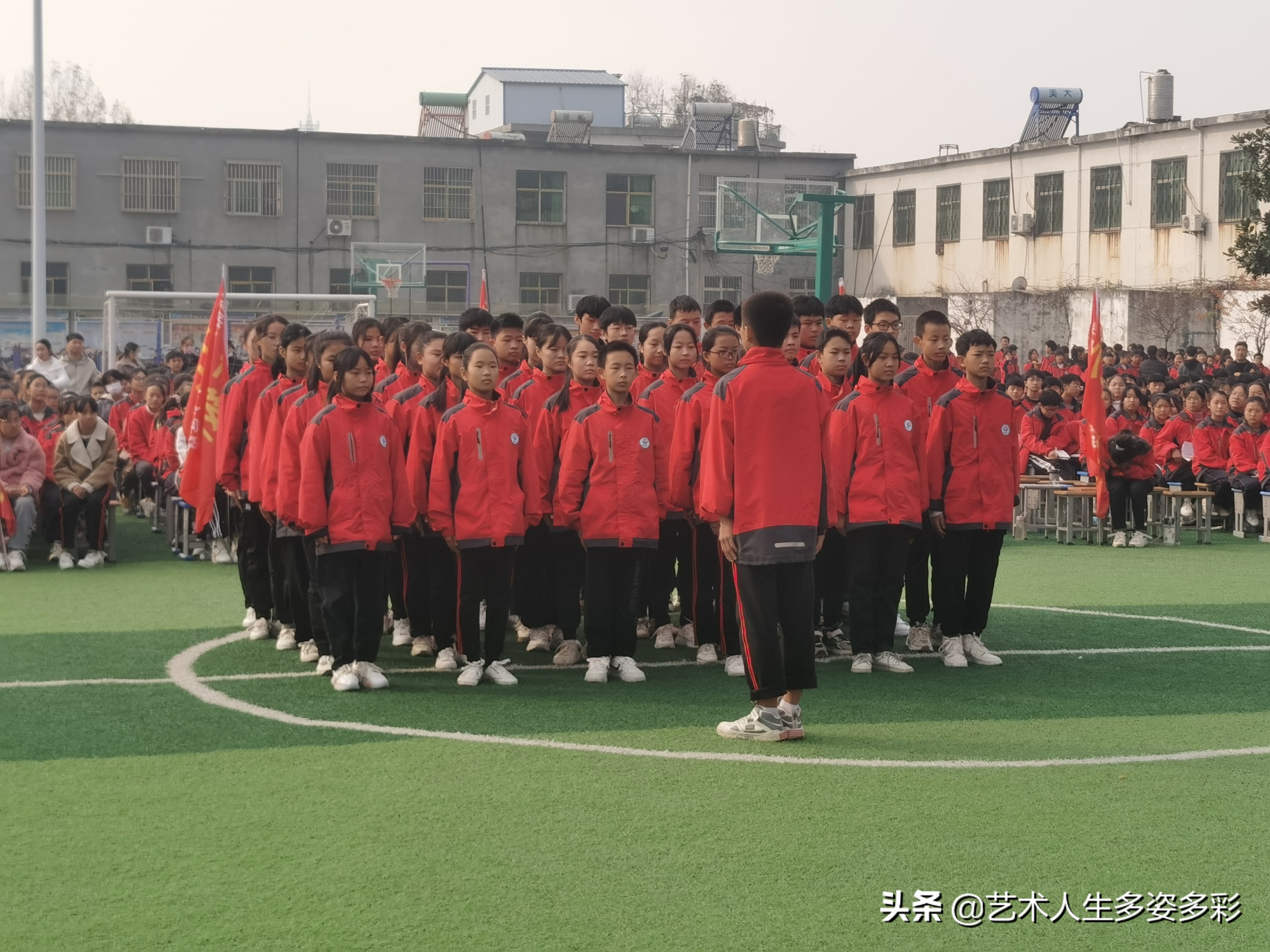 公园路学校队形队列比赛,祥城中学队列队形比赛