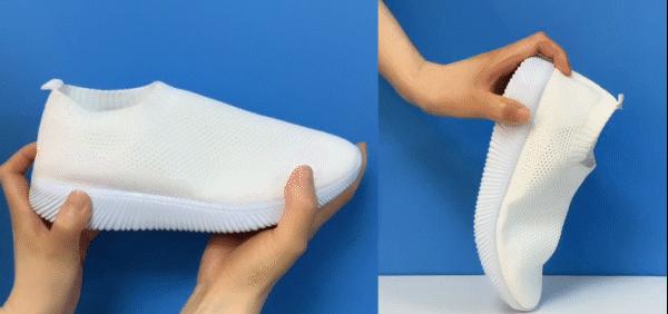 飞织高档透气鞋,滴水不漏的黑科技飞织鞋