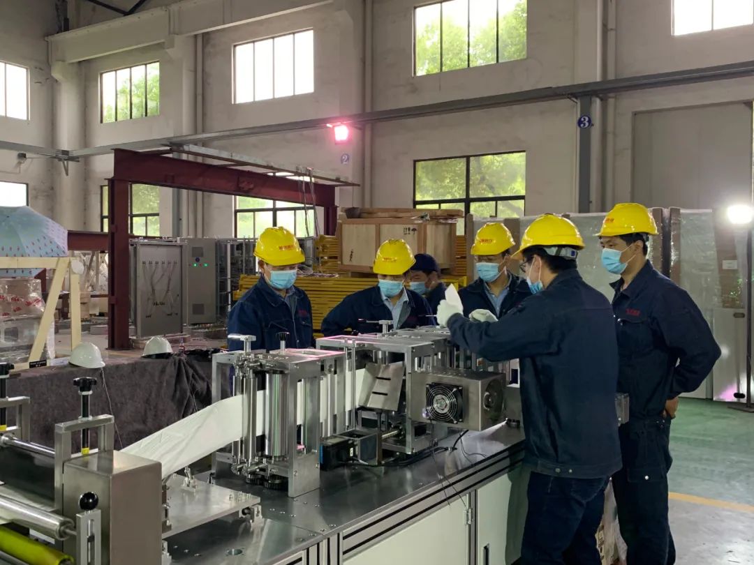 国内首条防新冠口罩生产线,助力疫情防控企业