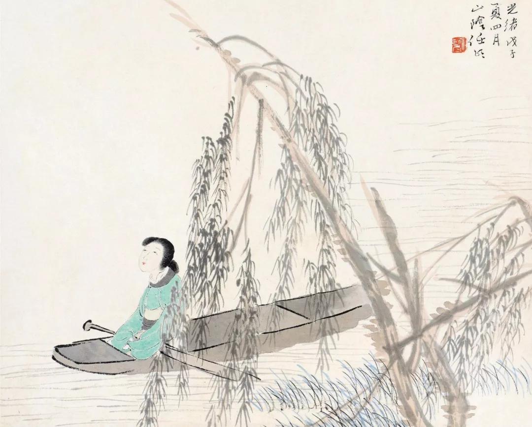 任伯年人物写意画 (任伯年写意人物作品鉴赏)