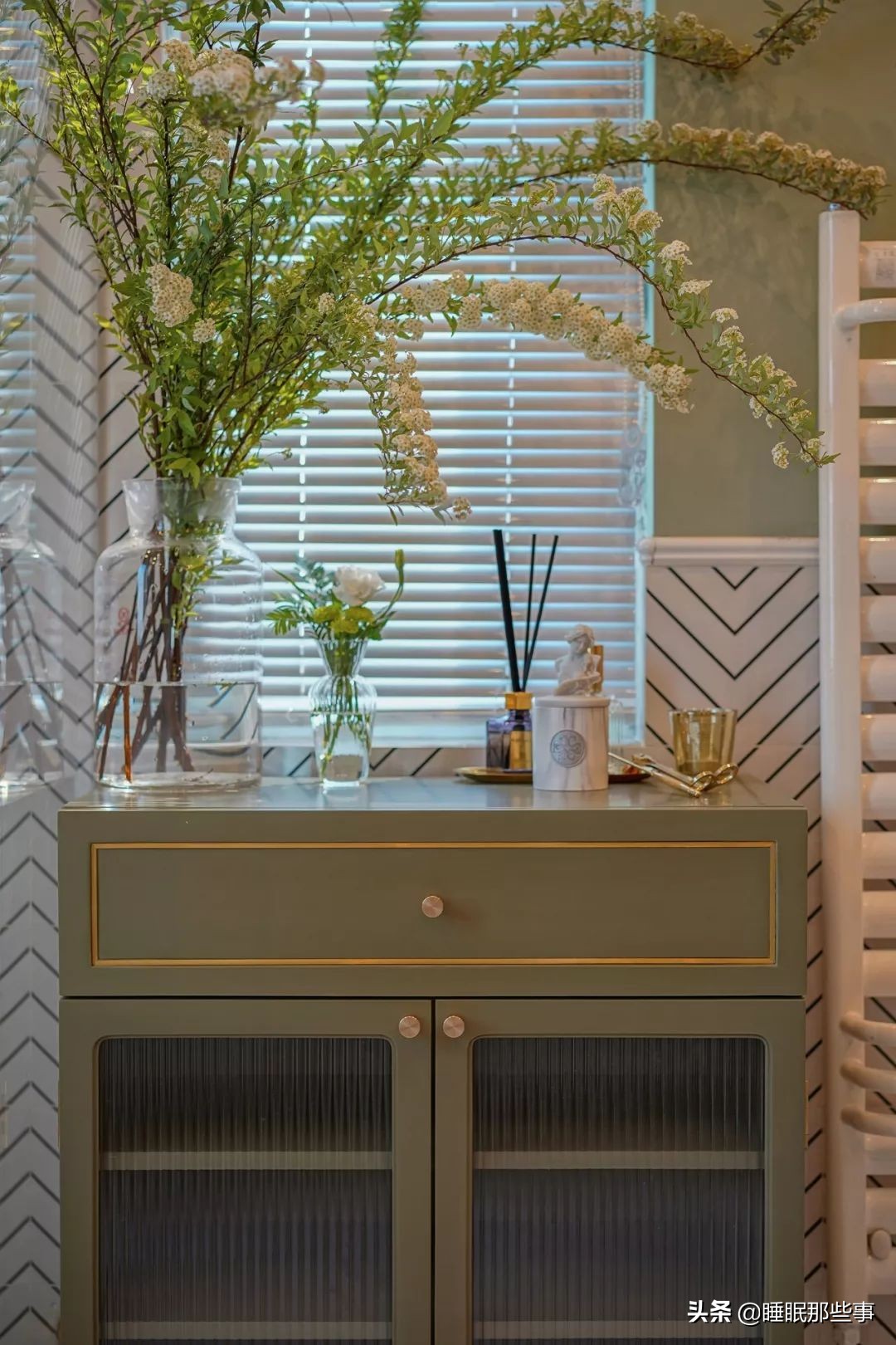 看了一眼她家的绿墙，我觉得我家还可以再抢救一下