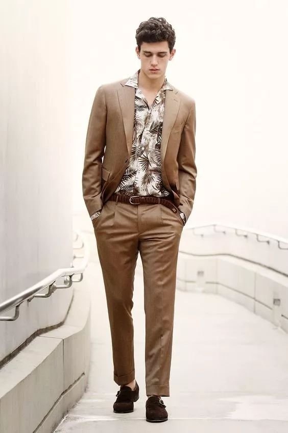 夏威夷衬衫搭配夏日,夏威夷衬衫夏日风