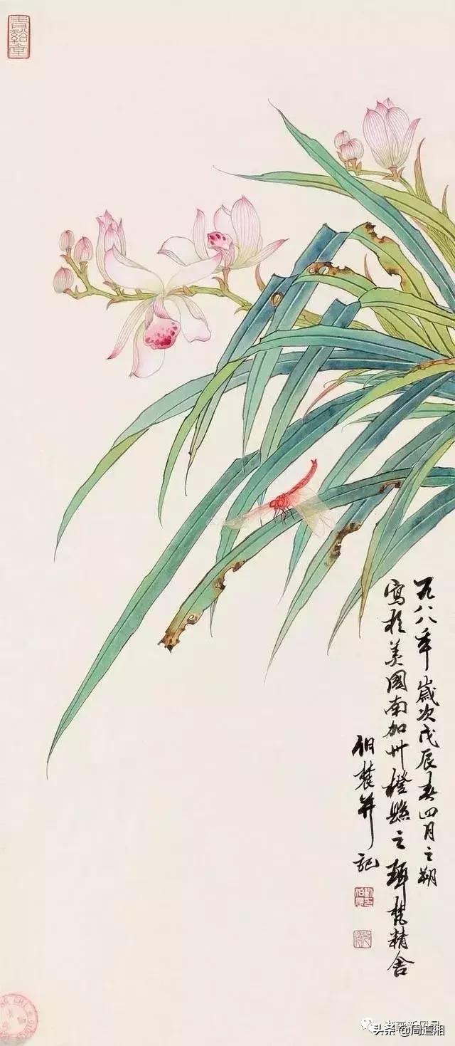 刘伯农花鸟画,刘继农国画欣赏