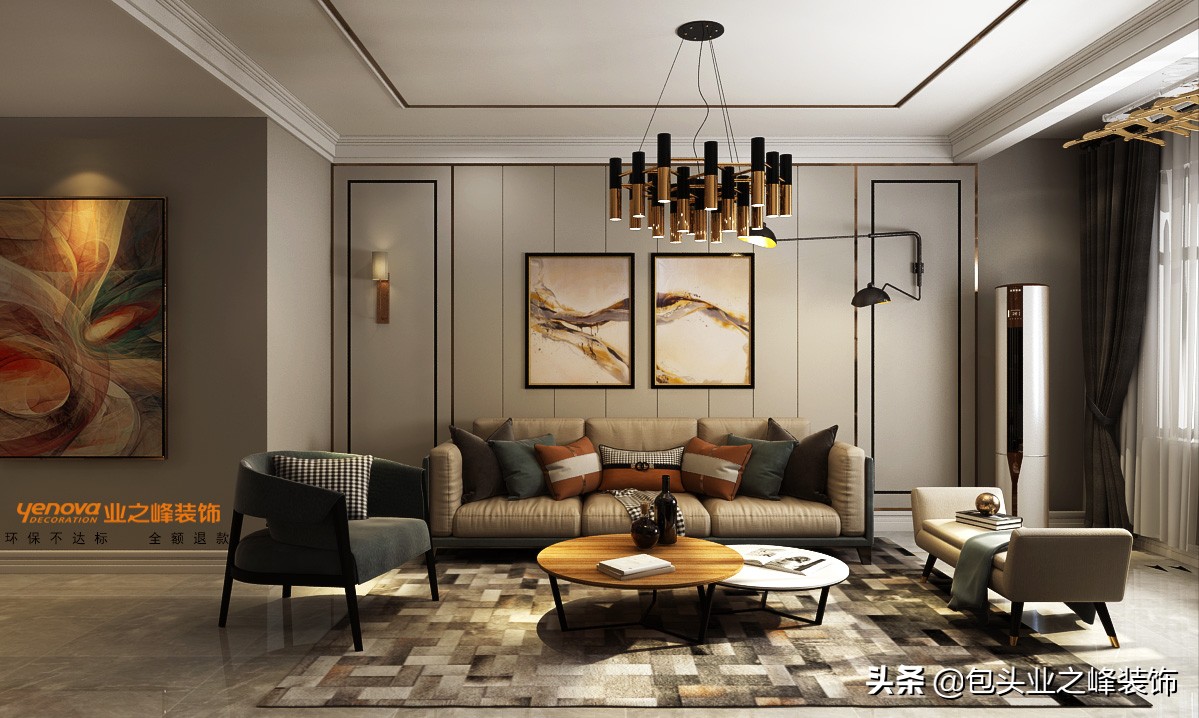 御融观邸房价,小户型意式轻奢实景案例