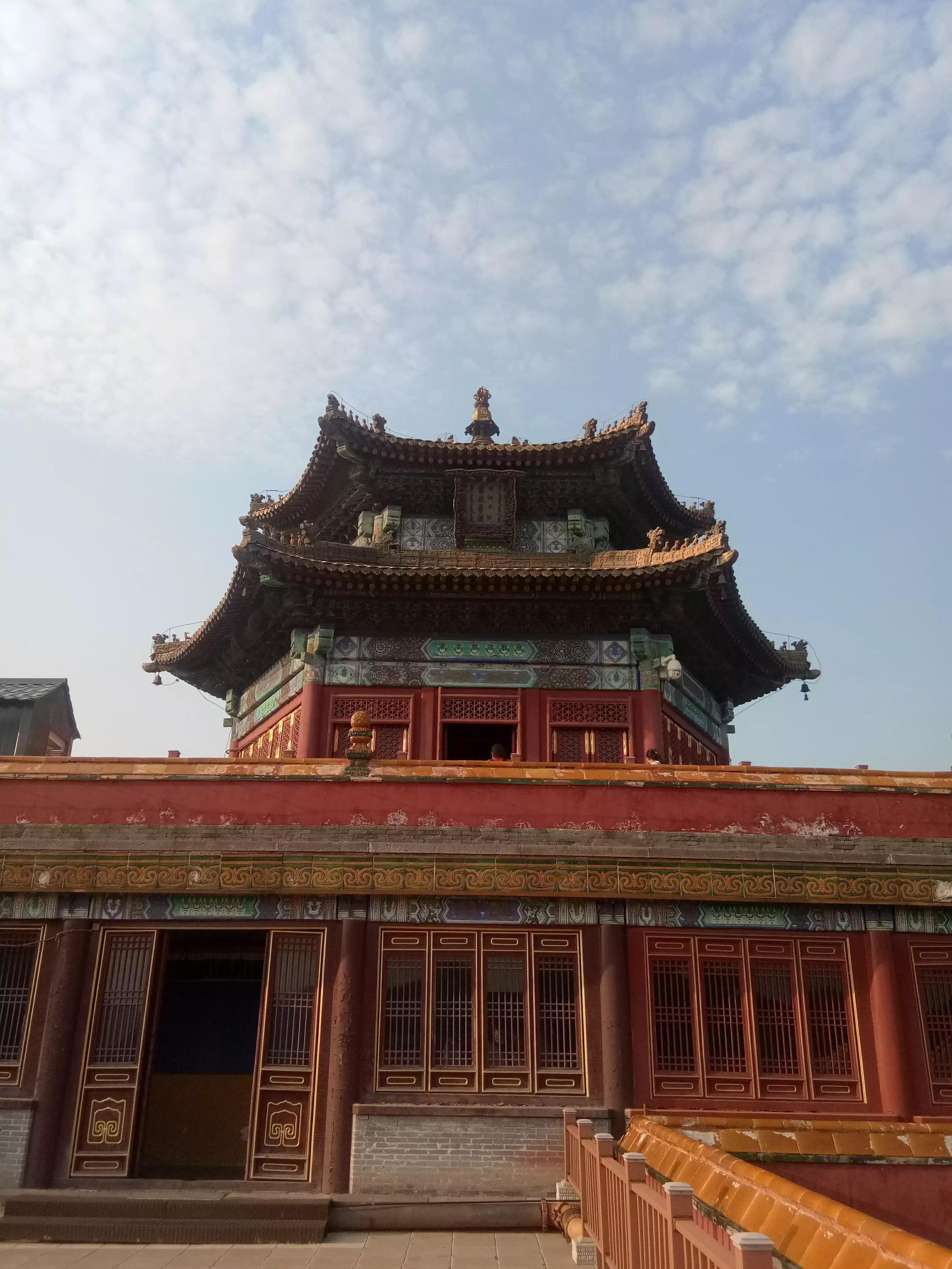 河北承德避暑山庄小布达拉宫全景,承德景点大佛寺布达拉宫