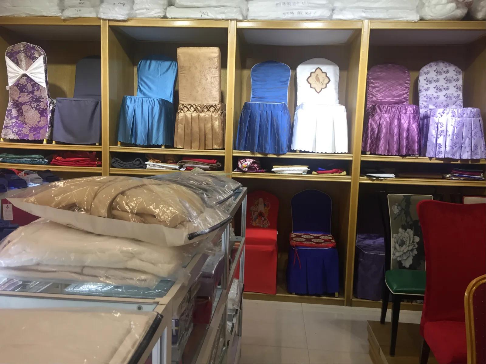 厂家直销酒店用品桌布椅套。床上用品18838187281