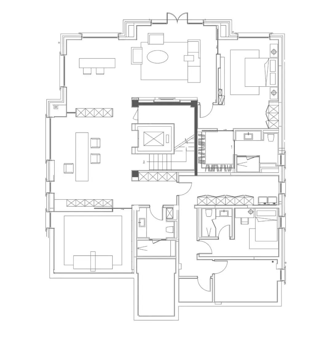 624㎡融创北京壹号庄园独栋别墅：静妙和谐，聆享现代艺境