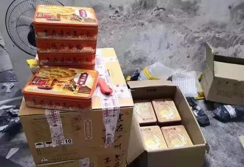 查获假冒月饼,假冒知名月饼的典型性