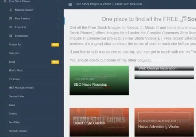 分享6个顶级好用的素材图片网站,3个免费好用的图片素材资源网站