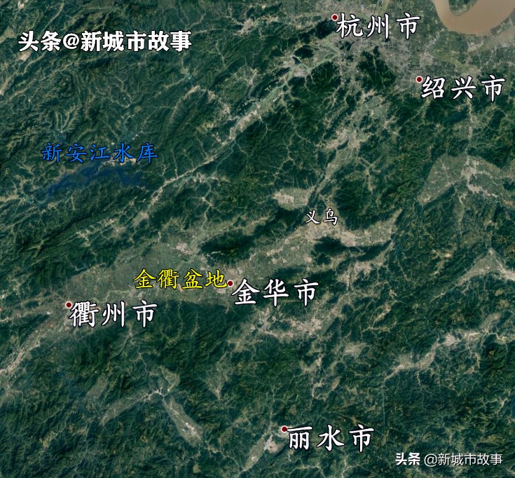浙江省区划调整金华市,金华市行政区划图最新版