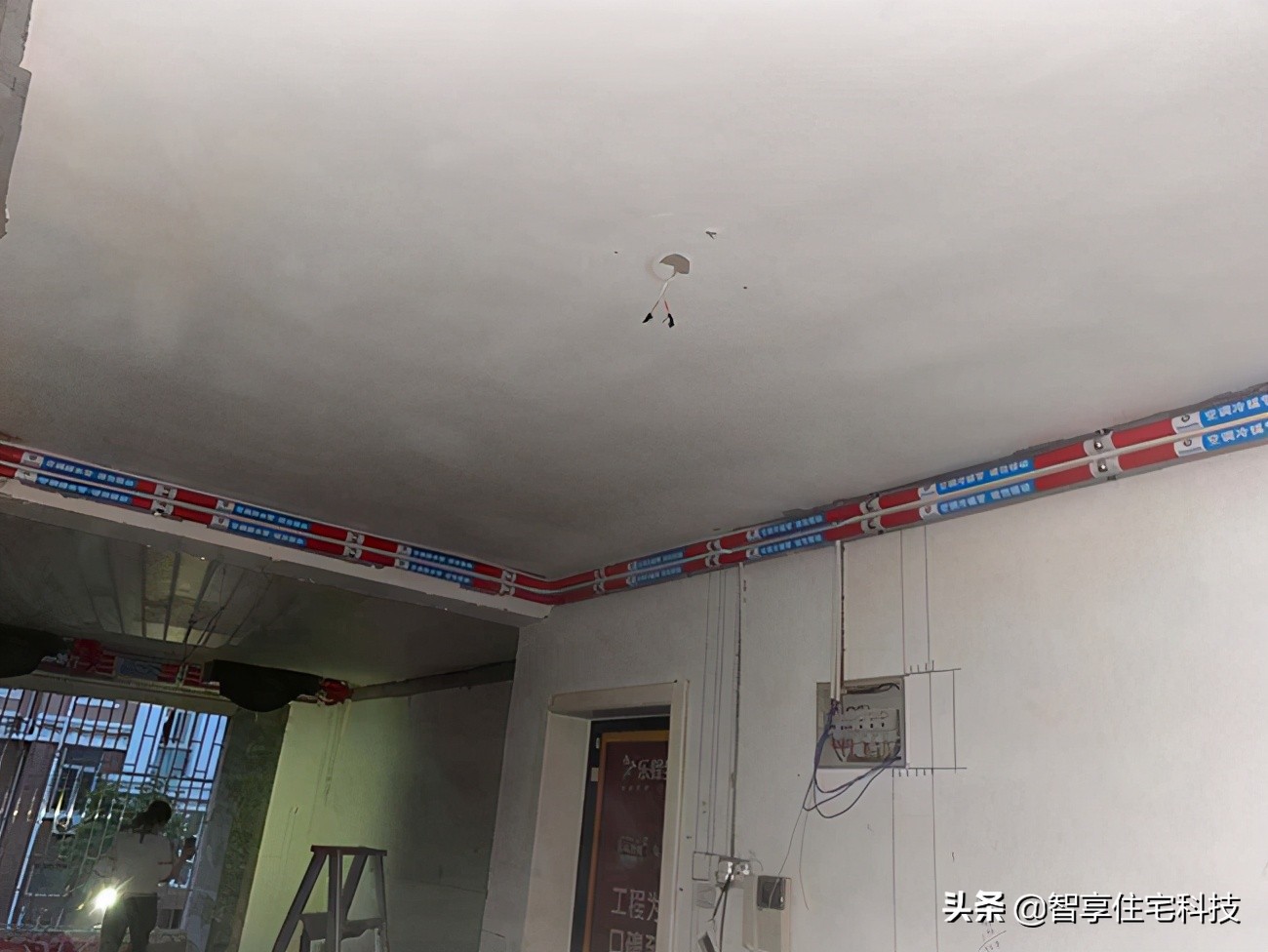 「四季花城7号楼」河南省智享住宅科技中央空调+地暖安装施工案例