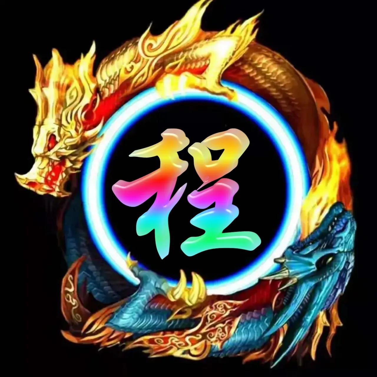 李姓氏微信头像带龙图案,冰墩墩姓氏微信头像龙