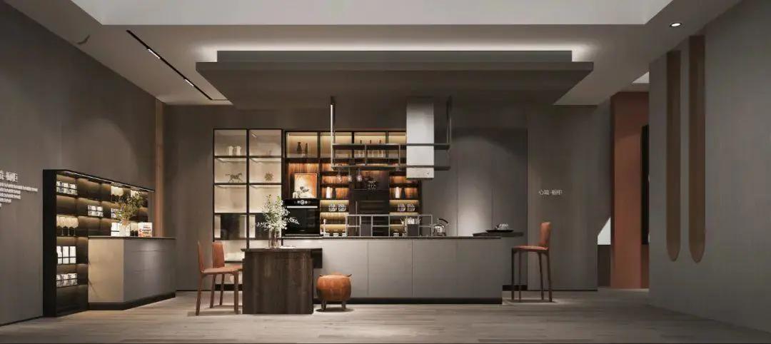 不锈钢橱柜现代风,现代新中式不锈钢橱柜