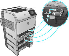 惠普打印机卡纸剩一点点出不来,惠普喷墨打印机整张卡纸