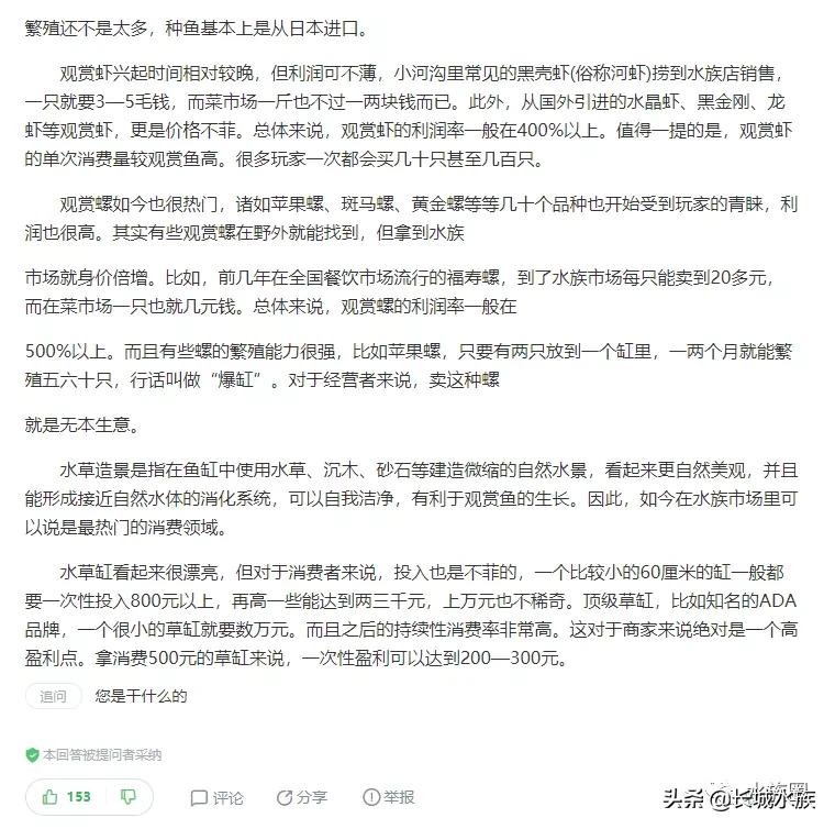 水族市场分析,水族器材行业有前景吗