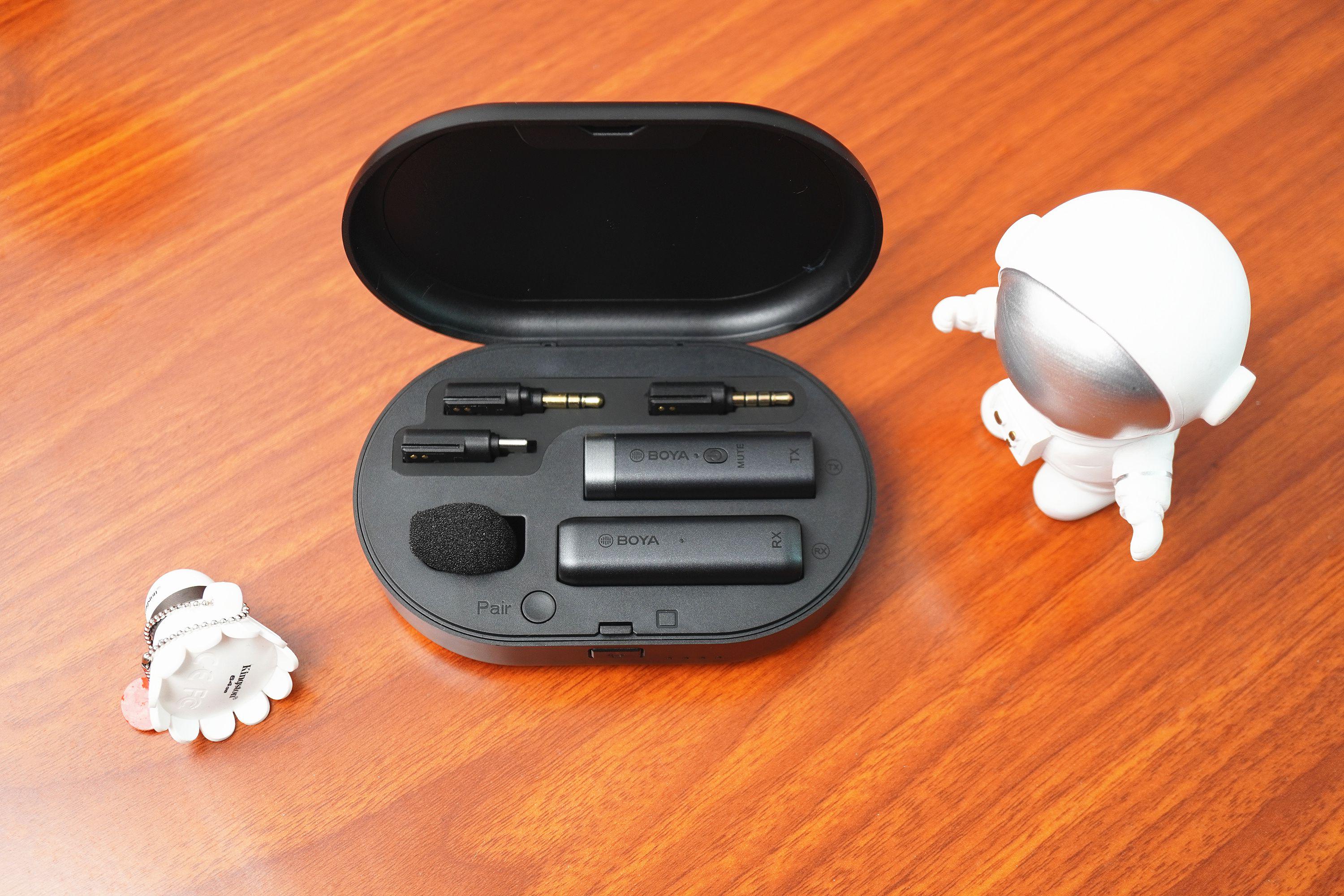 博雅by-wm3t无线麦克风,boya户外收音设备