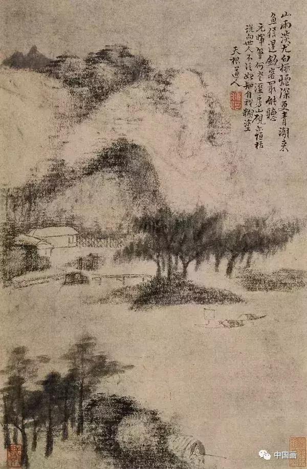 枯笔讲解,赏析枯笔