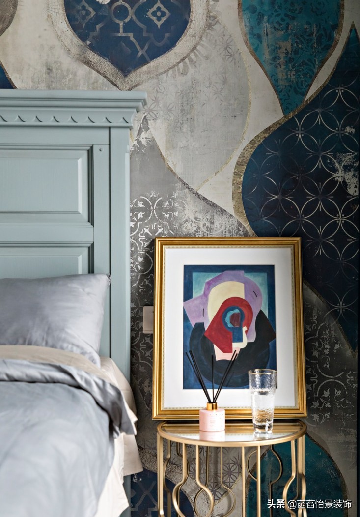 130平轻奢暖色风格,130平暗灰风格