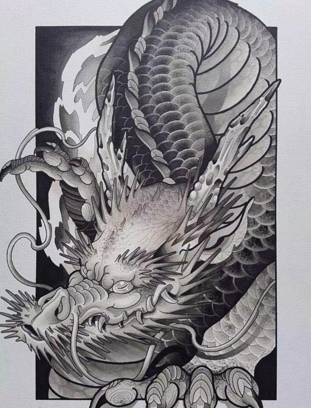 纹身几爪龙都代表啥,龙图腾纹身寓意