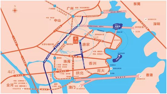 珠海前海后花园别墅,中海星筑97平户型图