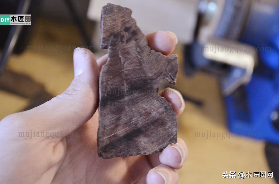 自制檀木戒指,木头雕刻戒指手工工具