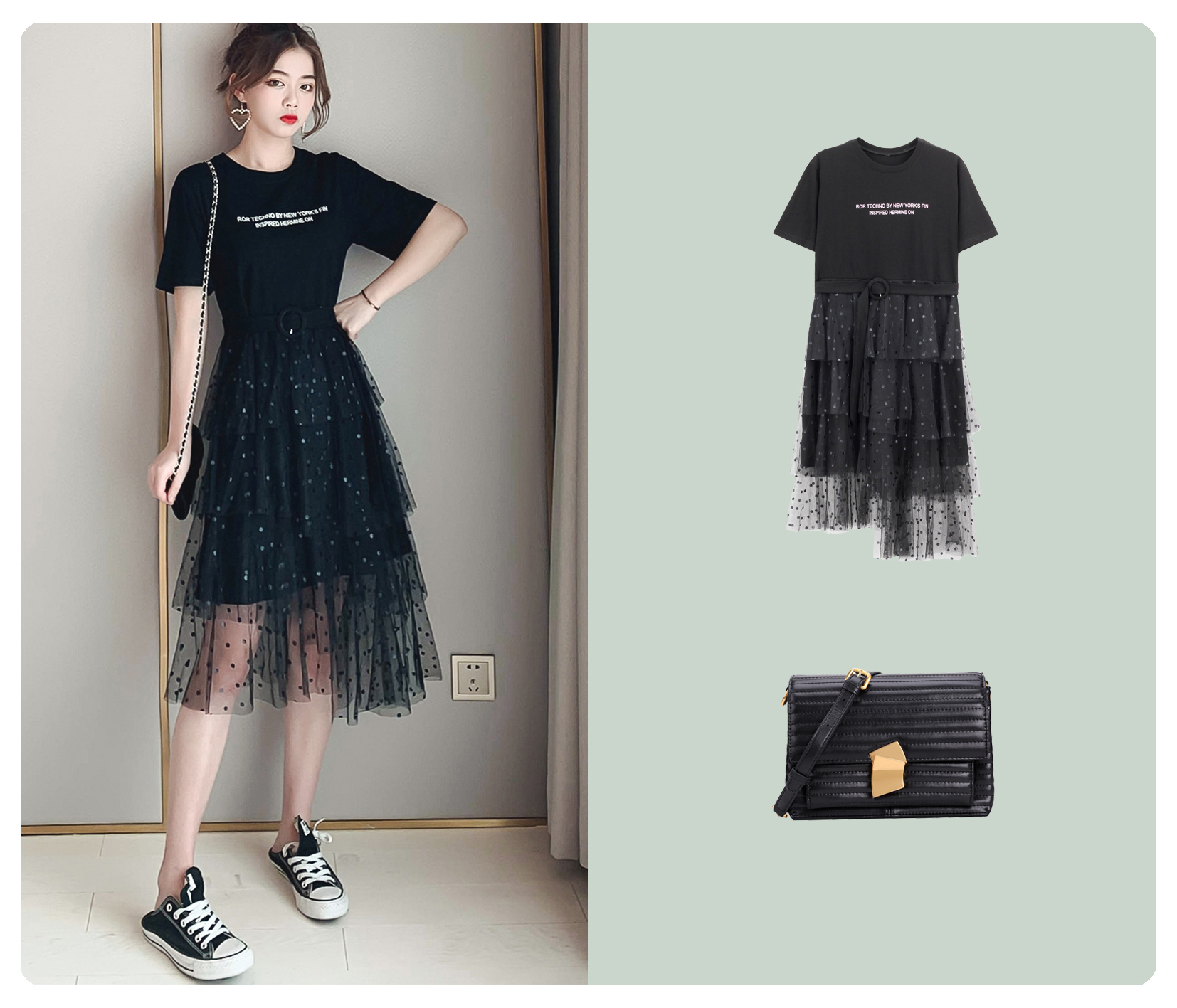 夏日20套时髦穿搭简约又好看,10款清新甜美风穿搭