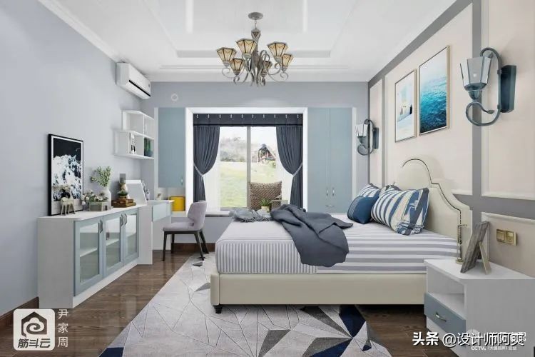 一说到地中海风就是“海洋”?醒醒,你家得这么装才高级