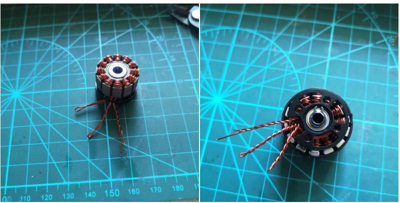 改kv值绕电机线圈教程,大功率电机重新绕线