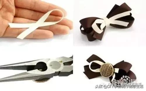 两个蝴蝶结发夹头饰怎么佩戴好看,两对蝴蝶结发饰最新款