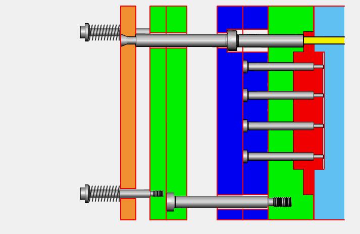 缩口模具结构原理动画,模具经典结构180例