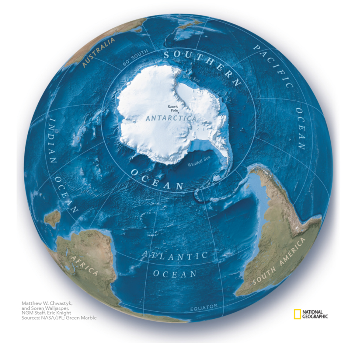 世界四大洋深度排行,被认定为世界第五大洋