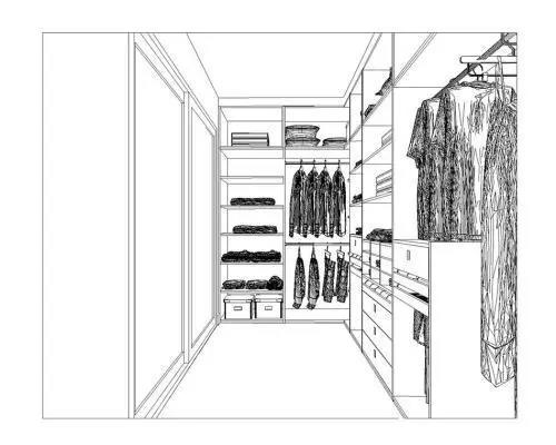 衣帽间怎么做省钱还显得高级,自己打造实用简单衣帽间