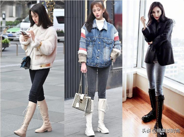 多种长靴子搭配什么裤子好看,长靴子怎么搭配衣服裤子好看