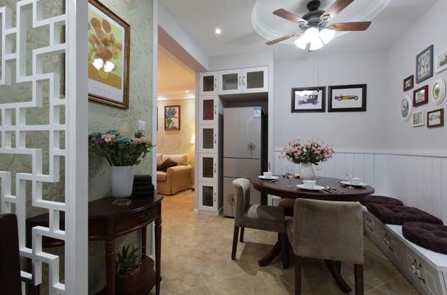 进门餐厅两室改三室,开门正对餐厅装修案例