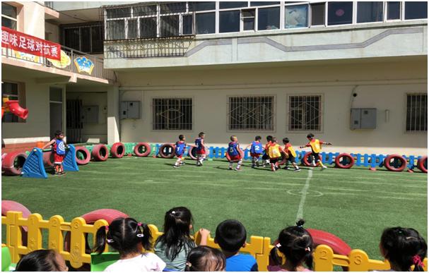 幼儿园毕业杯足球对抗赛,集宁娜荷芽幼儿园过六一