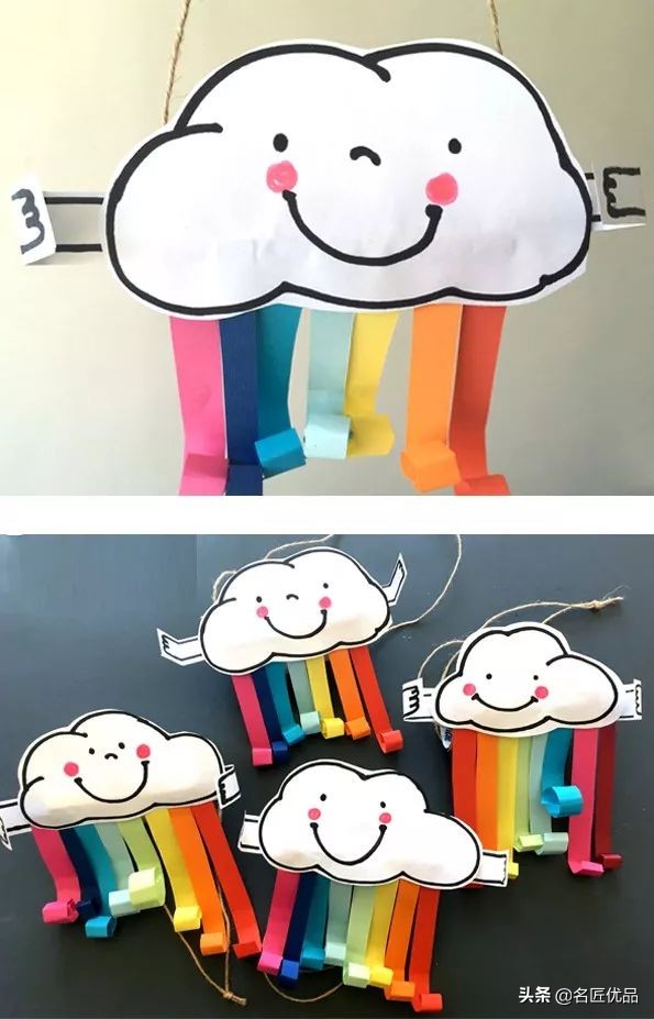 儿童创意手工挂件制作,儿童手工作品装饰