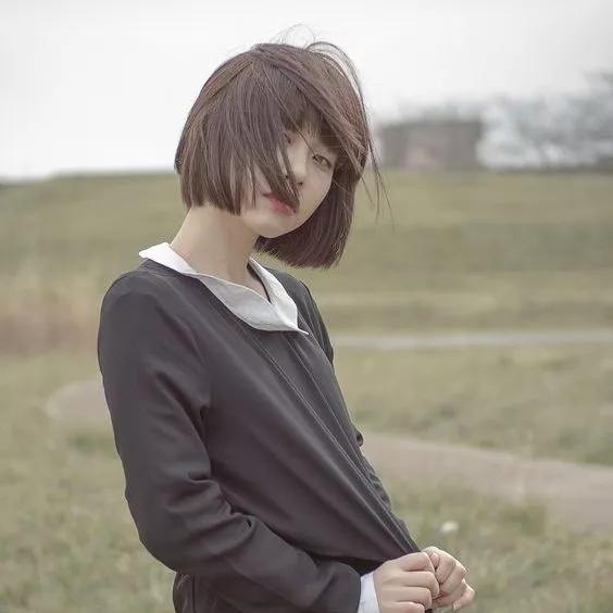可盐可甜短发女生超a系穿搭,韩系风可盐可甜短发超美造型