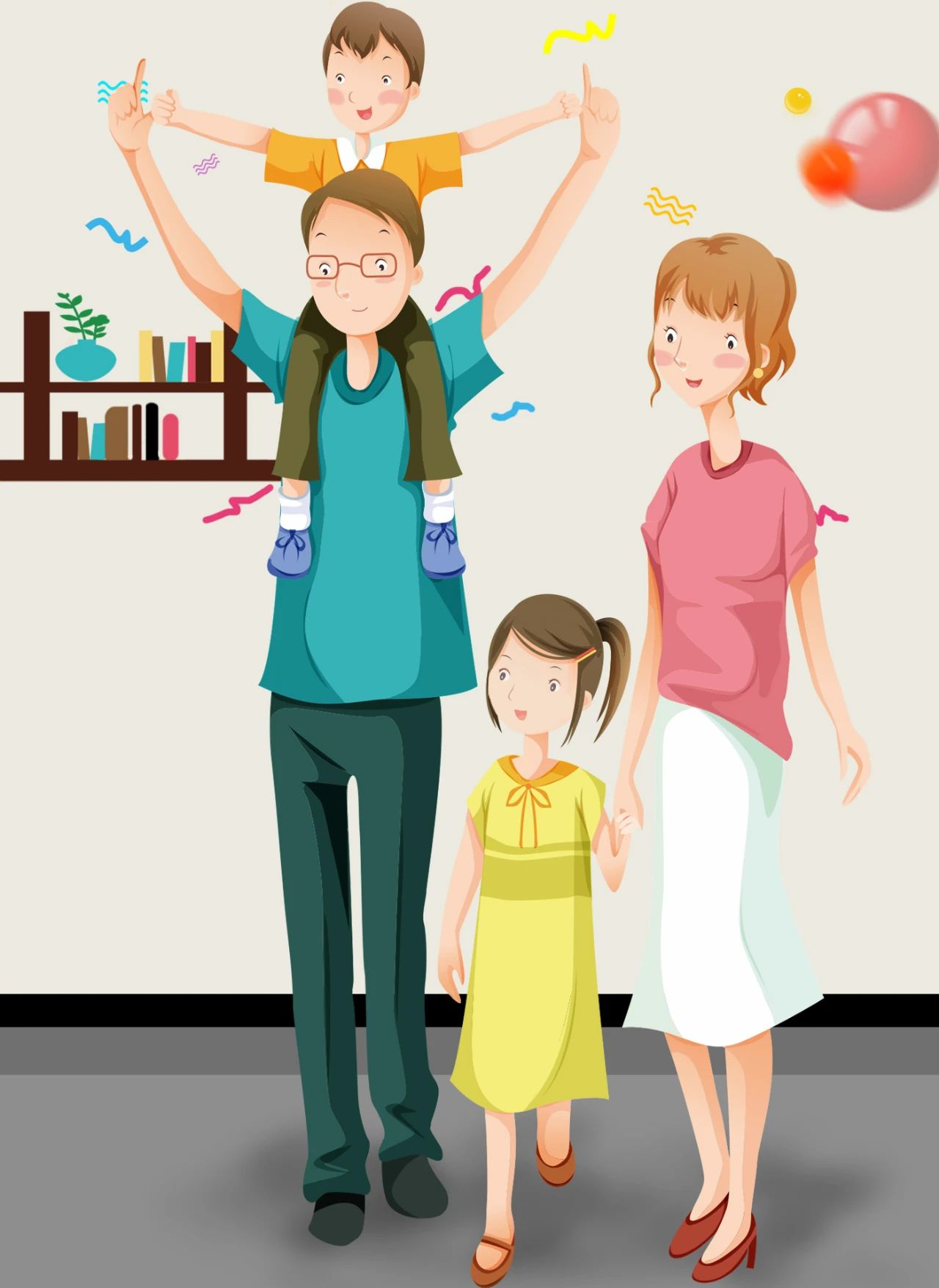 我家代沟不可能这么可爱