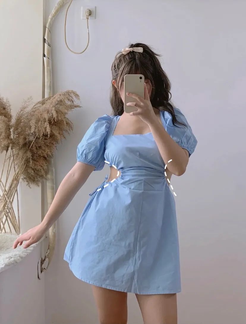 粗腰显瘦连衣裙,女生腰粗肚子大怎么穿衣服