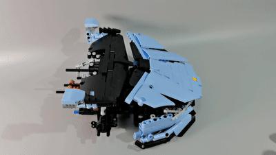 宇星模王13056拼装全过程,宇星模王积木开箱拼装过程