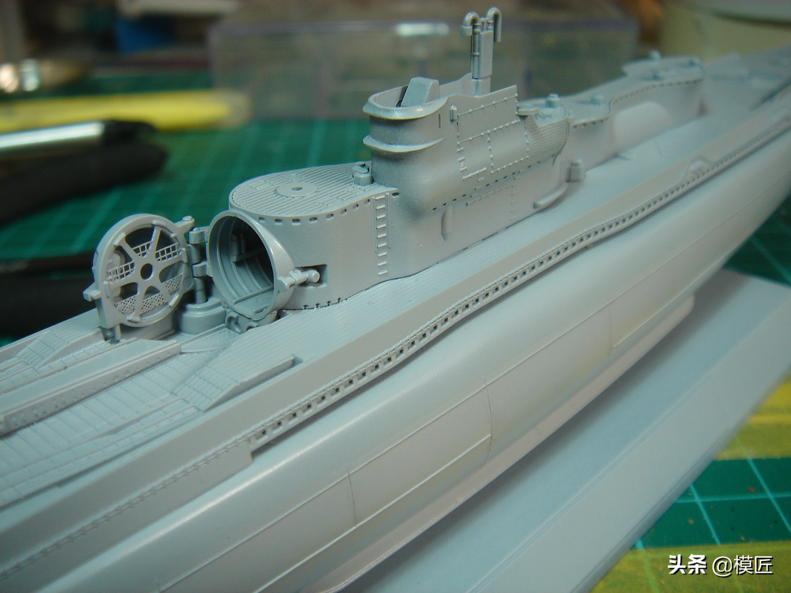 藏着飞机的二战奇葩日本潜艇伊400|模型制作手记